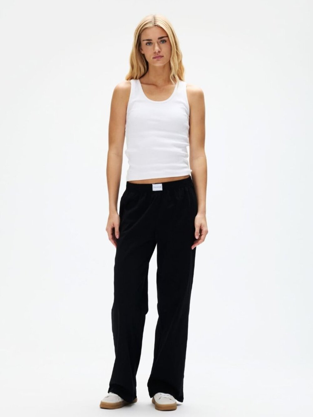 Parke Cotton Boxer Pants - Black - Size Medium